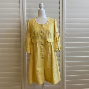 Betsey Johnson linen dress or coat